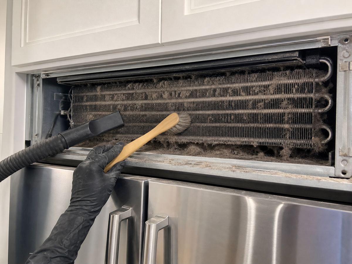 Illustrative condenser airflow evidence for a Saratoga example diagnostic scenario